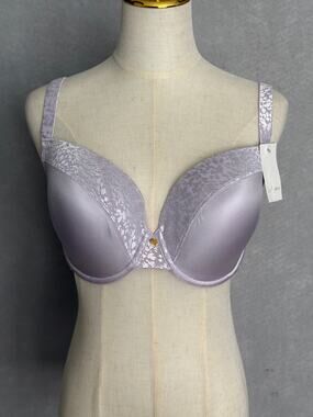 Le Mystѐre Safari T-shirt Bra Plunge in Lilac Haze Women's 34D NEW